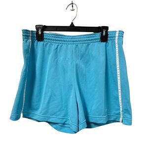 Vtg Nike Shorts Womens L 12/14 Gray Tag Activewear‎ Running Gym Workout Crossfit